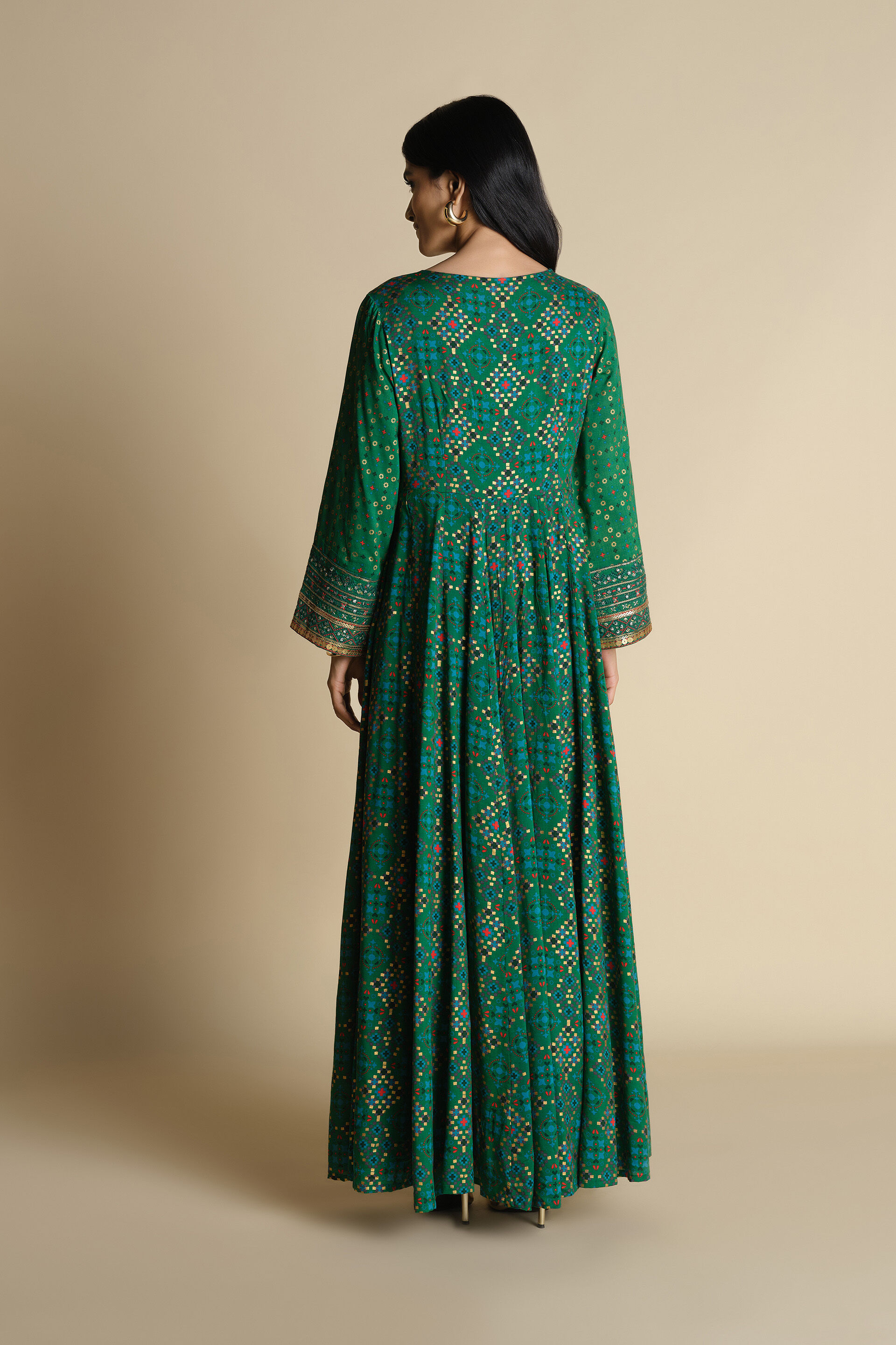 Dil Garden Maxi Set, Green, image 4